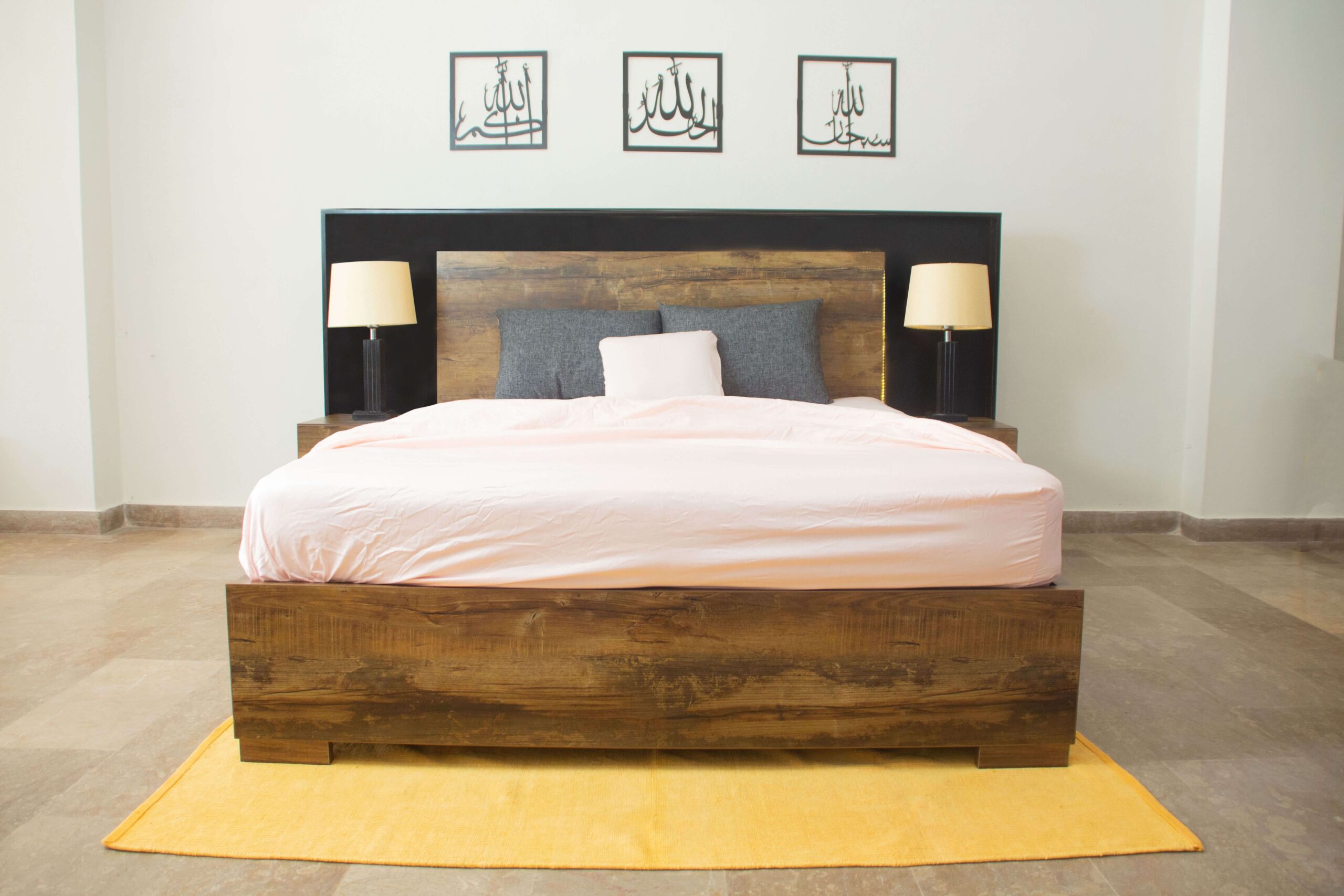 Black&brown Bed Set