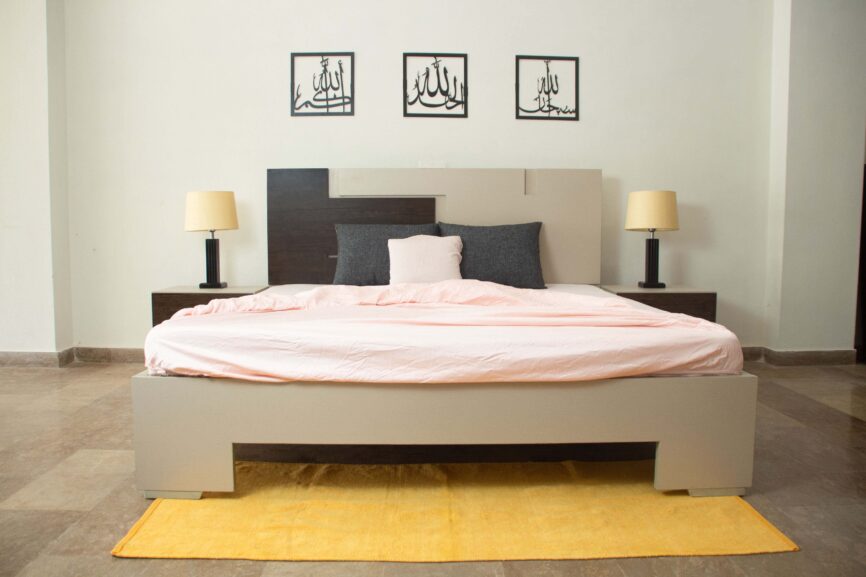 White&Brown Bed Set